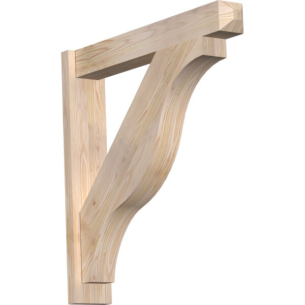 Ekena Millwork Funston Craftsman Smooth Outlooker, Douglas Fir, 5 1/2"W x 32"D x 32"H OUT06X32X32FST04SDF - main